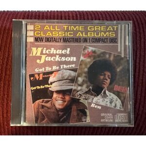 Michael Jackson Got To Be There Ben CD Motown 2 Classic Albums MCD08000MD